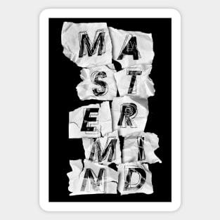 mastermind design Sticker